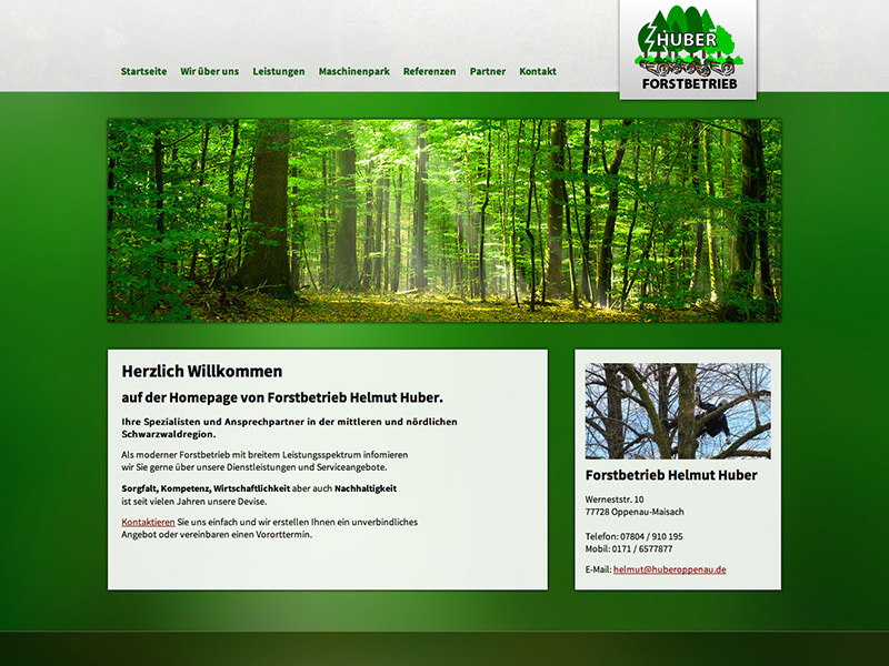 Forstbetrieb Helmut Huber Oppenau-Maisach